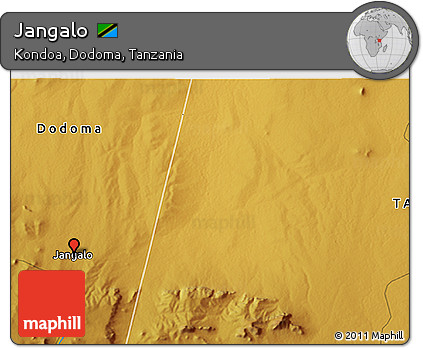 Physical 3D Map of Jangalo