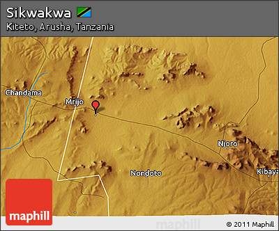 Physical 3D Map of Sikwakwa