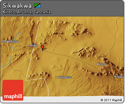 Physical 3D Map of Sikwakwa