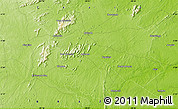 Physical Map of Boa Água