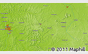 Physical 3D Map of Teresina