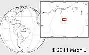 Blank Location Map of the area around 5° 4' 25" S, 54° 19' 30" W