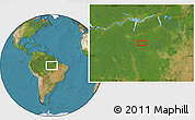 Satellite Location Map of the area around 5° 4' 25" S, 54° 19' 30" W