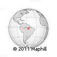 Outline Map of the Area around 5° 4' 25" S, 54° 19' 30" W, rectangular outline