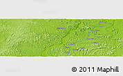 Physical Panoramic Map of the area around 5° 4' 25" S, 56° 52' 30" W