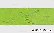 Physical Panoramic Map of Libertad