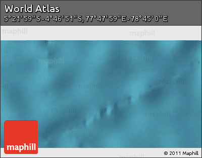 Satellite 3D Map of the Area around 5° 4' 25" S, 78° 16' 30" E