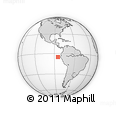 Outline Map of the Area around 5° 4' 25" S, 84° 55' 30" W, rectangular outline