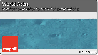 Satellite Panoramic Map of the Area around 5° 4' 25" S, 94° 25' 30" E