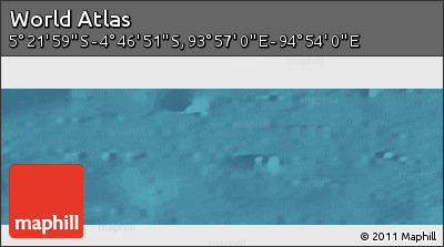 Satellite Panoramic Map of the Area around 5° 4' 25" S, 94° 25' 30" E