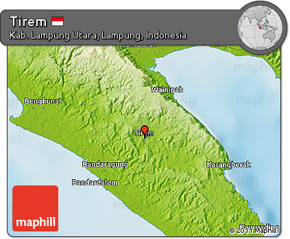 Physical 3D Map of Tirem