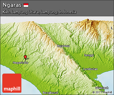 Physical 3D Map of Ngaras