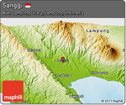 Physical 3D Map of Sanggi