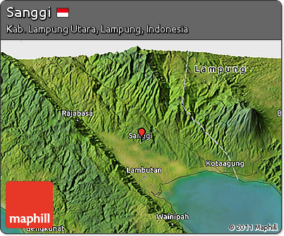 Satellite 3D Map of Sanggi