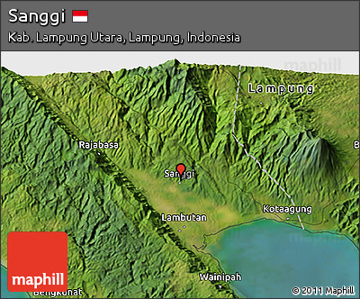 Satellite 3D Map of Sanggi