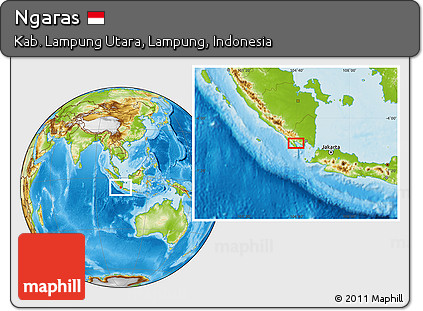 Physical Location Map of Ngaras