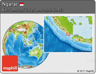 Physical Location Map of Ngaras