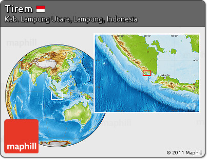 Physical Location Map of Tirem