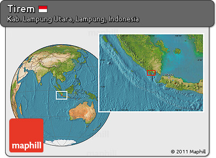 Satellite Location Map of Tirem