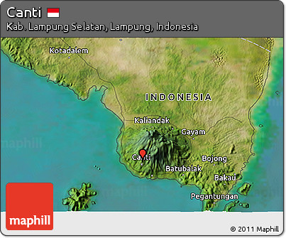 Satellite 3D Map of Canti