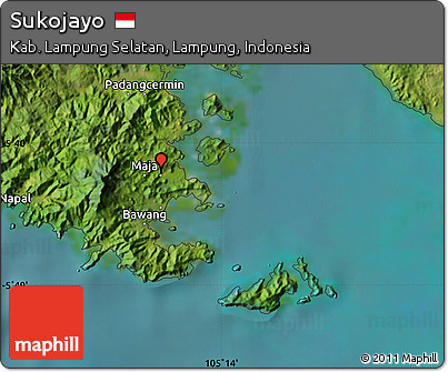 Satellite Map of Sukojayo