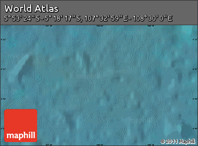 Satellite Map of the Area around 5° 35' 51" S, 108° 1' 30" E