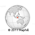 Outline Map of the Area around 5° 35' 51" S, 116° 31' 30" E, rectangular outline