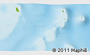 Physical 3D Map of the area around 5° 35' 51" S, 118° 13' 29" E