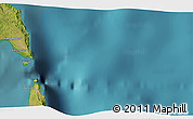 Satellite 3D Map of the area around 5° 35' 51" S, 120° 46' 30" E