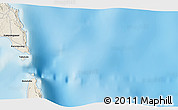 Shaded Relief 3D Map of the area around 5° 35' 51" S, 120° 46' 30" E