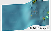 Satellite 3D Map of the area around 5° 35' 51" S, 131° 49' 29" E