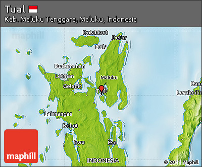 Physical Map of Tual