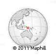 Outline Map of the Area around 5° 35' 51" S, 137° 46' 30" E, rectangular outline