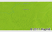 Physical 3D Map of the area around 5° 35' 51" S, 139° 28' 29" E