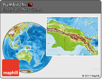 Physical Location Map of Yumbitchi