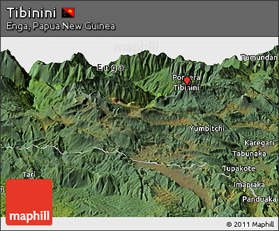 Satellite Panoramic Map of Tibinini