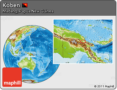 Physical Location Map of Koben