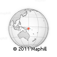 Outline Map of the Area around 5° 35' 51" S, 149° 40' 30" E, rectangular outline