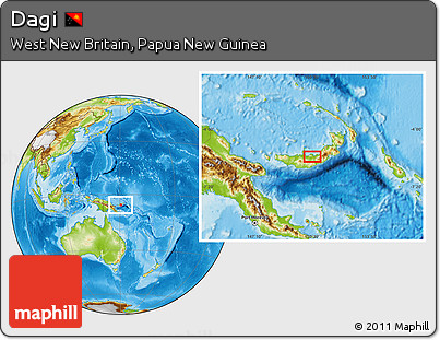 Physical Location Map of Dagi