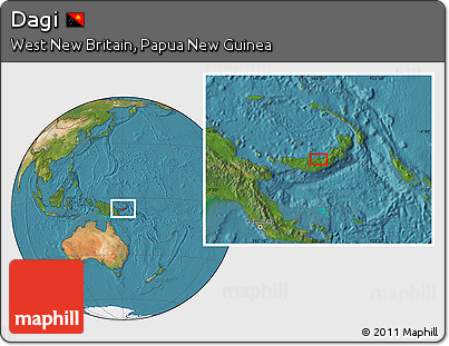 Satellite Location Map of Dagi