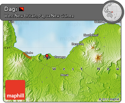Physical Map of Dagi