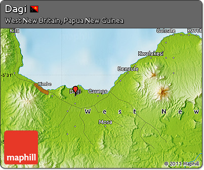 Physical Map of Dagi