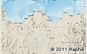 Shaded Relief Map of Kimbe