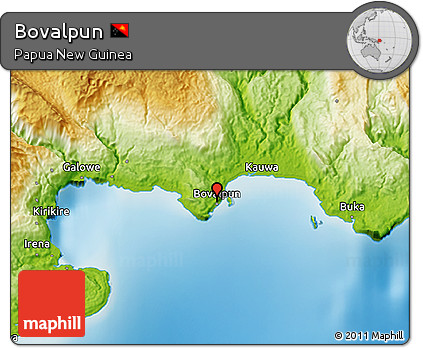 Physical 3D Map of Bovalpun