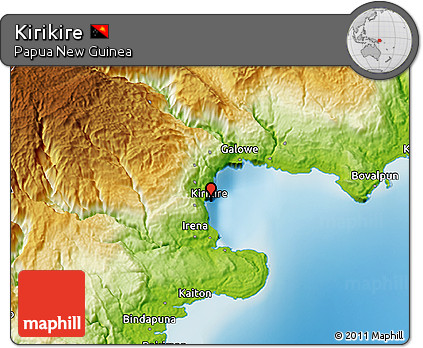 Physical 3D Map of Kirikire