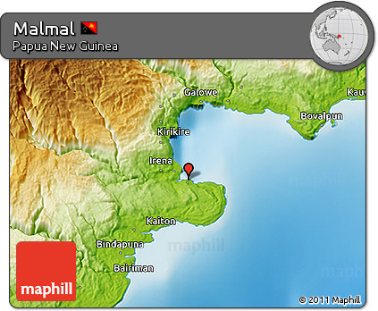 Physical 3D Map of Malmal