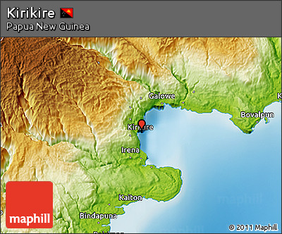 Physical 3D Map of Kirikire