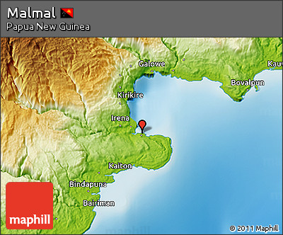 Physical 3D Map of Malmal