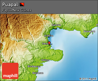 Physical 3D Map of Puapal