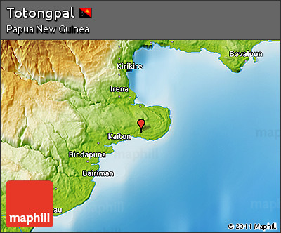 Physical 3D Map of Totongpal